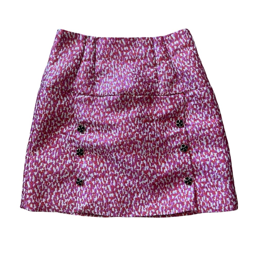 Dolce & Gabbana Embellished Jacquard Mini Skirt